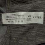 Zaful NWT Black Ribbed High Cut Bikini w/ Adjustable Tie Back Bandeau Top - XS Photo 6