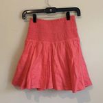 J.Crew Womens Xs Pull-On Skirt Linen Smocked Elastic Waist Mini 100% Linen NWT Photo 3