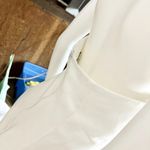 Cinderella Wedding Dress Women Size M Halter Neck Pleated Floral Open Back White Photo 7