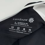 LainSnow Kiawah Bikini Top Size Extra Small NEW Black White Ribbed Swim NWOT Photo 4