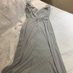 Birdy Grey  Devin Convertible Dress DOVE GRAY Medium with Slit Pockets Bridesmaid Photo 6