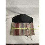 Nuline Satin Taffeta Striped Clutch Photo 5