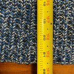 Manoush Blue White Black Crochet Knit Short Sleeve Sweater Size Small Photo 11