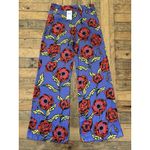 NWT! Sfera Collection Fluid Wide Leg Purple Floral Pants, Sz: L (b41) Size L Photo 5