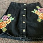 Top shop Moto black jean skirt 2 Photo 2