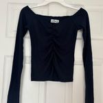 Hollister  Off the Shoulder Ruched Crop Top Photo 0