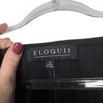 Eloquii Black Faux Vegan Leather Jumper Mini Dress Plus Size 22W 3X Winter Edgy Photo 7