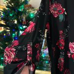 Cato  Black Floral High/Low Top - Size L Photo 1