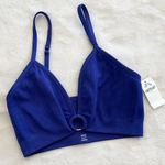Aerie NWT  Royal Blue/Purple Bralette Crop Top - Size: XS Photo 0