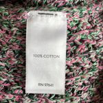 J. Jill Heathered Pink and Green Knit Cardigan Photo 5