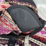 Tiara International Vintage Tiara Size M Cardigan Sweater Fair Isle Button Front Stripes Knit Women Photo 6