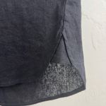 Well Worn Black Linen Button Front Shirt Dress Size Small New Photo 5