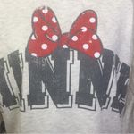 Disney  land resort heather gray Minnie pullover sweatshirt double side graphic Photo 2