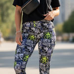 Disney  spooky graphic‎ capri leggings Photo 0