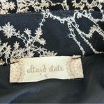 Altar'd State  Dress Women Small Black cream Embroidered Trapeze Boho Western Goth Photo 2