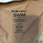 For Love & Lemons 🆕 For‎ Love & Lemons swim cream bikini bottom size L BIN N Photo 3