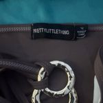 Pretty Little Thing Dark Brown Bikini with Ring Details Photo 1