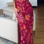 Farm Rio  Sunset Tapestry Satin Maxi Dress Photo 0