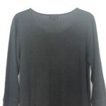 Tahari Sweater Dress Womens Medium Wool Blend Double Breasted Midi Old Money Black Photo 6