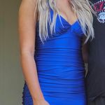 Royal Blue Homecoming Dress Size 4 Photo 0