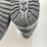 Rebecca Minkoff  Black Leather MOTO Boots Sz 7 Buckles Full Zipper Heel Great Con Photo 5