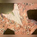 Charlotte Russe Floral Keyhole Bell Sleeve Romper - size medium Photo 7