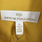 Dress the Population Maira Jumpsuit in Canary Yellow XS New Photo 6