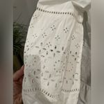 Club Monaco NWT  Eyelet Mini Dress in‎ White Sz Medium $249 Photo 10