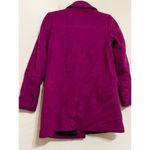 H&M  purple fuchsia Wool Blend Peacoat Size 8 Photo 2
