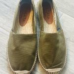 Viscata Barcelona Canvas Espadrilles in Olive Green Size 12 Photo 1