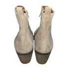 Lucky Brand Tan Suede Natania Ankle Booties Boots size 10 Photo 3
