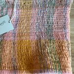 Universal Threads Universal Thread Women's Pink Plaid Smocked Tank Top - Size Medium - NWT Photo 5