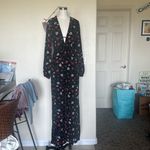 Lush Clothing BLACK FLORAL JUMPSUIT Photo 2