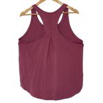Lululemon  Love Pleated Tank Top Misty Merlot Pima Cotton Sleeveless Size Medium Photo 6