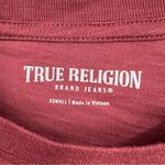 True Religion True‎ Religion Red Short Sleeve Logo Tee XS New Photo 4