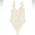 Victoria's Secret Ivory Vintage Gold Label Victoria’s Secret Bridal Lingerie Size Medium Body Suit Photo 1
