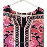 Crown & Ivy Women's  Shades of Pink Printed Shift Dress Size 4 Pink, Ivory, Navy Photo 1