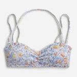 J.Crew New with tags Scrunchie sweetheart bikini top in afternoon floral Photo 7