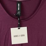 Agnes & Dora  Plum Long Sleeve Everyday Tee XS Photo 2