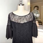 White House | Black Market Lace Short Sleeve Blouse Small Photo 3
