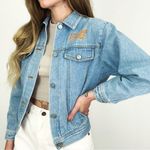 Disney Vintage Mickey & Co. Denim Jacket | Size S Photo 4