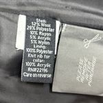 Apt. 9  Wool Coat Womens L Hooded Black Belt Zipper/Snap Closure Office Industrial Photo 7