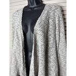 Style & Co . Beige Crochet‎ Open Cardigan Long Sleeve Size Medium Ruffle Photo 1