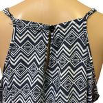 IslandHaze Spaghetti Strap Blue and White Print Mini Coverup Dress Womens Medium Photo 6