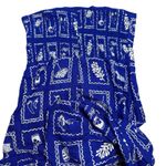 Paper Heart  Dress Medium Blue Maxi Linen blend Coastal Beach Sicily Strapless Photo 7