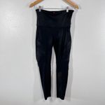 Spanx Faux Leather Moto Leggings XL Black High Waist Sculpt Shaping Pants Photo 1