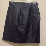 wilson's leather Wilson’s Leather Black Leather Skirt Woman’s Size 6 with a Side Zipper Photo 3