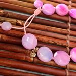 Lola Rose Long Necklace & Bracelet & Jewlery Pouch Pink Photo 8