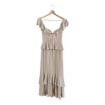 Show Me Your Mumu Reese Ruffle Dress in Show Me The Ring Crisp S NWT Photo 3
