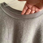 Free People 🆕  Movement Storm Grey Kelly Oversize Sweater Top S🆕 Photo 7